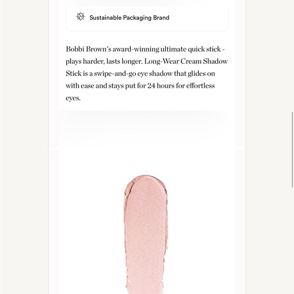 Bobbi Brown On-Point Face Base Black Mascara Eyeshadow Stick - Picture 5 of 6